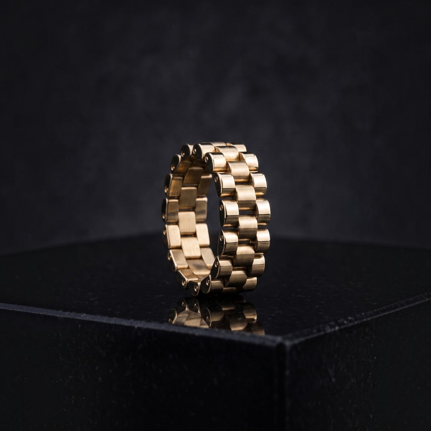 14k Gold Custom Rolex Presidential Ring