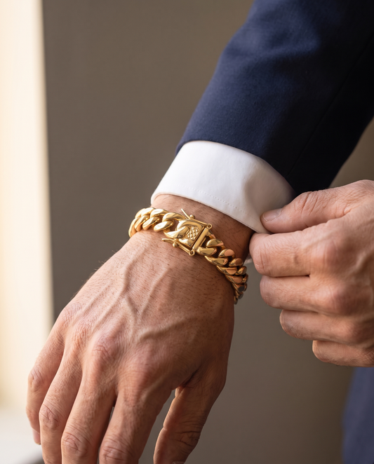 14k Gold 12mm Miami Cuban Bracelet