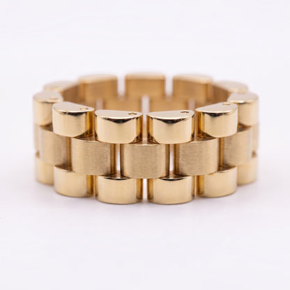14k Gold Custom Rolex Presidential Ring