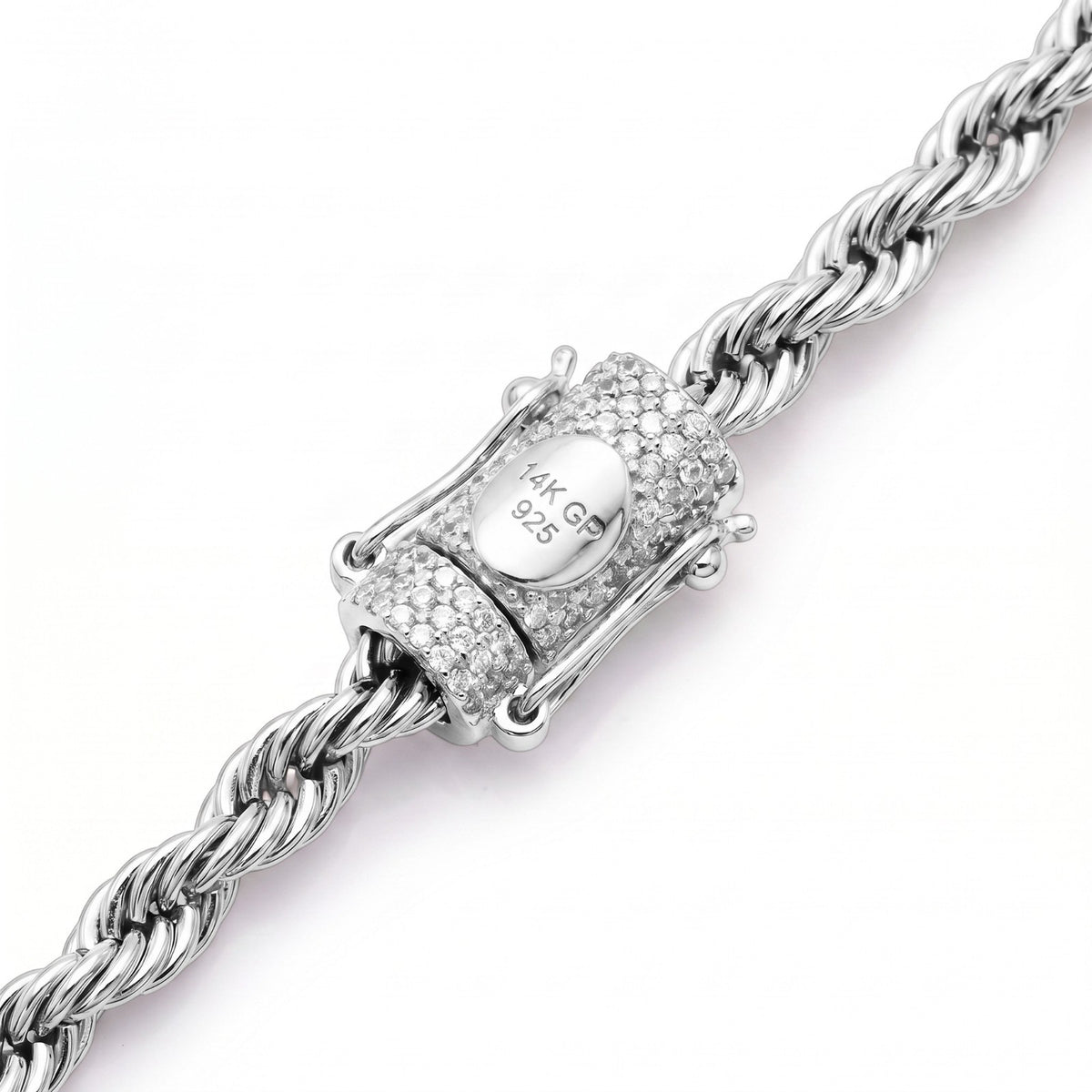 5mm Diamond Clasp Rope Chain