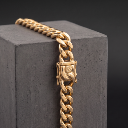 14k Gold 10mm Miami Cuban Bracelet