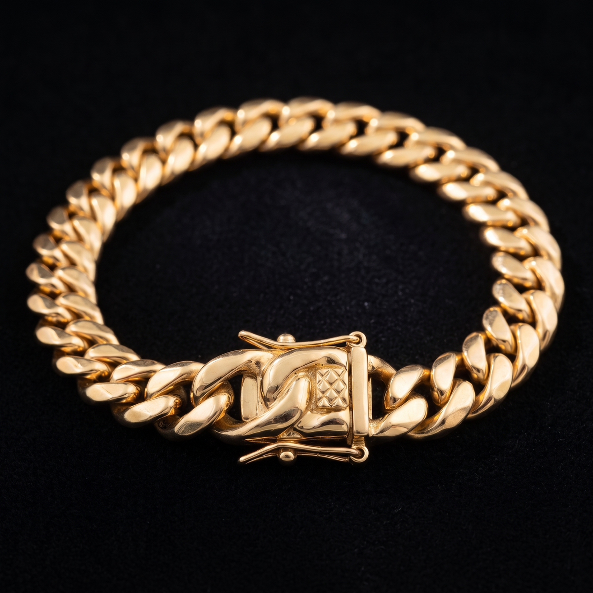 14k Gold 12mm Miami Cuban Bracelet