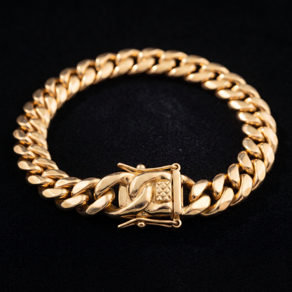 14k Gold 12mm Miami Cuban Bracelet