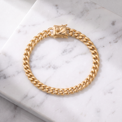 14k Gold 5mm Miami Cuban Bracelet