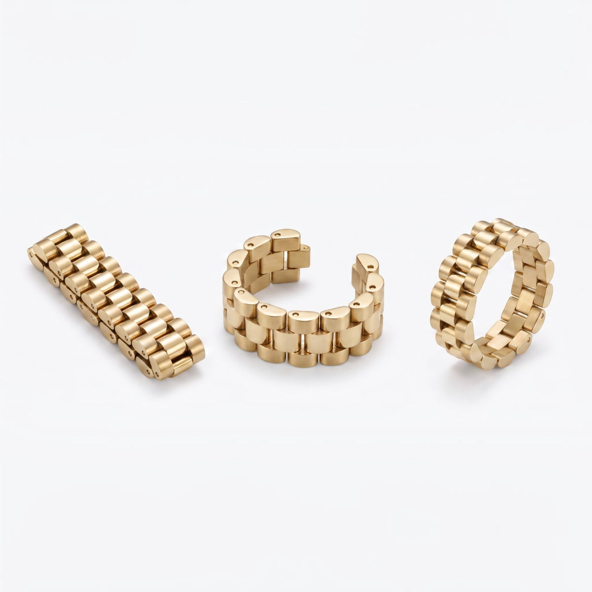 14k Gold Custom Rolex Presidential Ring