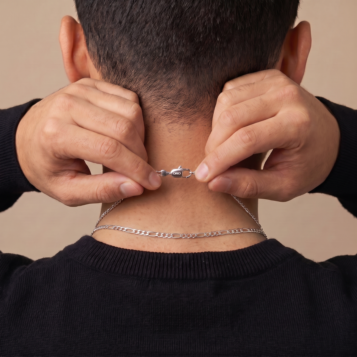 4.5mm Figaro Chain Necklace