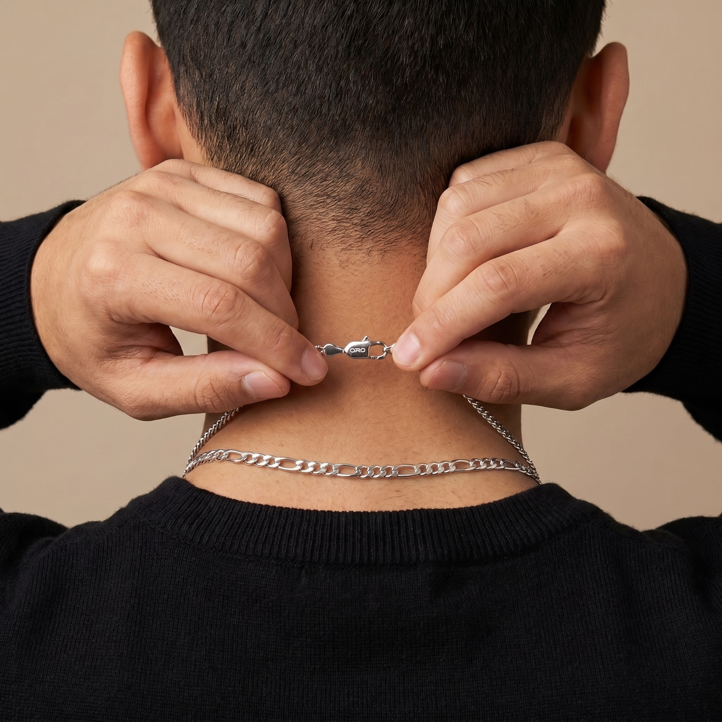 6mm Stainless Steel Silver Figaro Link Chain Necklace Men Women 18"-28"