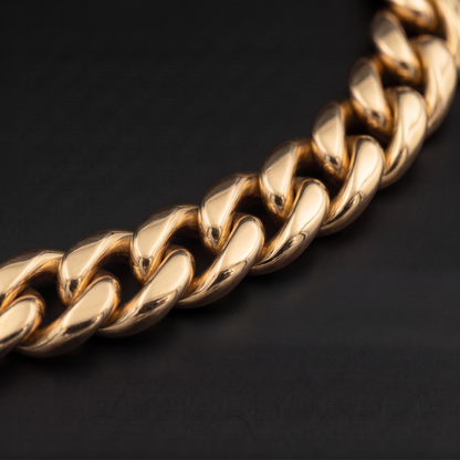 14k Gold 10mm Miami Cuban Bracelet