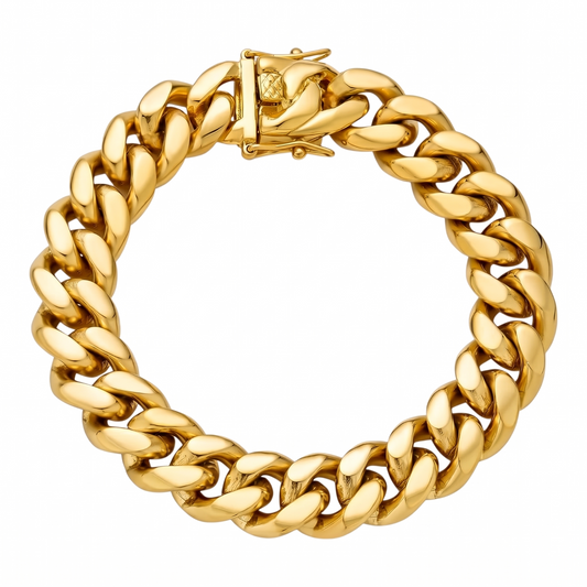 14k Gold 10mm Miami Cuban Bracelet