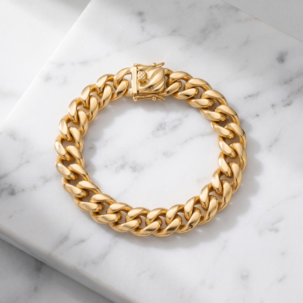 14k Gold 10mm Miami Cuban Bracelet